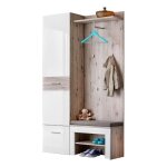 Ensemble dressing gustavo x 200cm naturel & blanc