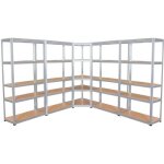 5 �tag�res sp�cial angle pour grand garage - �tag�res de coin charges lourdes - 875 kg - montage facile ...