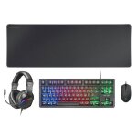 Ensemble gaming - mcp - rgb3 - clavier tkl - souris rgb 3200 dpi - casque avec �clairage frgb