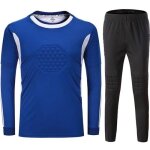 Ensemble de gardien de but mixte adulte maillot et pantalon football schage rapide couleur unie - bleu ...