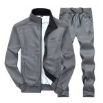 Ensemble homme 2 pièces ensemble décontractée sport manteau en col montant et pantalon jogging de cordon ... Ensemble homme 2 pièces ensemble décontractée sport manteau en col montant et pantalon jogging de cordon ...