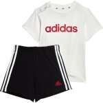 Ensemble de jogging - adidas - i lin co t set - t - shirt coton bio - short élastique - mixte bébé Ensemble de jogging - adidas - i lin co t set - t - shirt coton bio - short élastique - mixte bébé