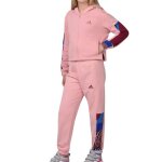 Ensemble de jogging fille adidas wildshape - rose - taille lastique - molleton non - gratt