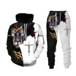 Ensembles jogging homme 2 pices impression tigre 3d sport survtement pour homme sweat  capuche avec ...