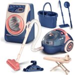 Ensemble de jouets de nettoyage marsee mini aspirateur et machine  laver avec son et lumire 12 pices ...