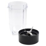 Ensemble de lame crois�e de rechange + tasse de 16oz pour magic bullet pi�ces de rechange compatibles ...