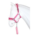 Ensemble licol pour cheval horka angel - roze - poney