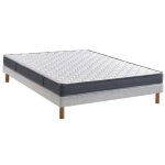Ensemble literie mousse - promo matelas - ariane + sommier tapissier - très ferme - blanc - 120x190 cm ... Ensemble literie mousse - promo matelas - ariane + sommier tapissier - très ferme - blanc - 120x190 cm ...