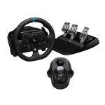 Ensemble logitech g923 se racing volant et pdalier de course g923 pour xbox series xs xbox one et pc ...