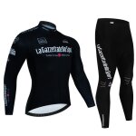 Ensemble de maillot de cyclisme � manches longues uniforme de course professionnel s�chage rapide haut ...