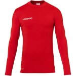 Ensemble maillot manches longues short baselayer et chaussettes gardien enfant uhlsport reaction - rouge ...