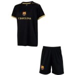 Ensemble maillot short - fcbarcelona - barça - polyester - taille enfant - noir Ensemble maillot short - fcbarcelona - barça - polyester - taille enfant - noir