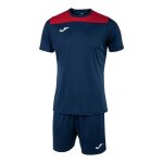 Ensemble maillot et short enfant joma phoenix ii - bleu marine / rouge - 11 / 12 ans