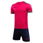 Ensemble maillot + short de football pour garons - kelme - taille enfant - fuchsia - 8 ans