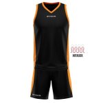Ensemble maillot et short givova power - black / orange - xl Ensemble maillot et short givova power - black / orange - xl