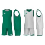 Ensemble maillot et short kappa dancosi - green / white - m