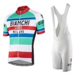 Ensemble maillot de v�lo route homme manches courtes + cuissard � bretelles cycliste vtt gel - vert - ...