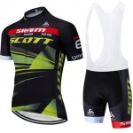 Ensemble maillot de v�lo route homme manches courtes + cuissard � bretelle gel jaune - respirant et confortabl ...