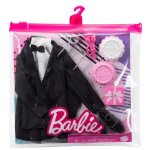 Ensemble de mari - barbie - ken fashion pack - pantalon noir - veste smoking - 6 accessoires