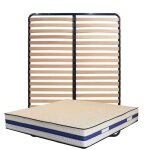 Ensemble matelas 160x200 sommier dmont pieds - mousse poli lattex indformable - hauteur 29 cm - face ...