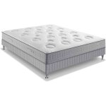 Ensemble matelas 160x200 + sommier - ressort ensachs - 26 cm - sw4