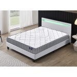 Ensemble matelas + lit (160 x 200cm) - sirius 16cm latex naturel & mousse hdensité + sommier stable & ... Ensemble matelas + lit (160 x 200cm) - sirius 16cm latex naturel & mousse hdensité + sommier stable & ...