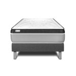 Ensemble matelas sommier 120x190 cm - vital ergo gris Ensemble matelas sommier 120x190 cm - vital ergo gris