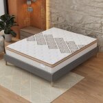 Ensemble matelas + sommier (140x190cm) - errakis ressorts ensachés & mousse hdensité Ép 28cm + sommier ... Ensemble matelas + sommier (140x190cm) - errakis ressorts ensachés & mousse hdensité Ép 28cm + sommier ...