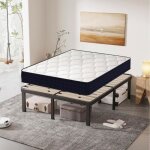 Ensemble matelas et sommier 160x200cm - frixovel lit 160x200 avec sommier et matelas - matelas 160x200x16 ...