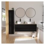 Ensemble sorrento double vasque suspendu 120cm