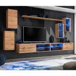 Ensemble meuble tv - paris prix - switch xxv - naturel - 280cm Ensemble meuble tv - paris prix - switch xxv - naturel - 280cm