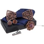 Ensemble noeud papillon - tempsa - bois fait main - costume - anniversaire - mariage