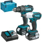 Ensemble doutils �lectriques sans fil - makita - dlx2133j - a percussion - 18v - professionnelle