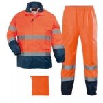 Ensemble de pluie haute visibilit� hi - way orange fluo / marine tl - coverguard - 7hwrol