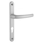 Thirard - ensemble de poignes pour porte dentre sultane trou de cylindre carr 7mm entraxes 195mm argent ...