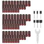 Ensemble de ponceuses  tambour 307 pices de ponage 300 manchons (80 - 120 - 240 ) mandrins de tambour ...