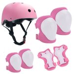 Ensemble de protection - multisport - casque et protections - rose - taille unique - enfants 3 - 10 ans ...