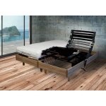 Ensemble relaxation matelas + sommier 2x80x200cm merida - chne clair - 14cm - ferme