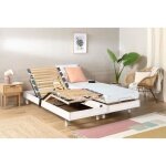 Ensemble relaxation matelas + sommiers électriques 2x80x200 - mousse - ferme - talca fabrication française ... Ensemble relaxation matelas + sommiers électriques 2x80x200 - mousse - ferme - talca fabrication française ...