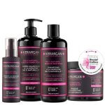 Ensemble r�parateur cheveux � la k�ratine - kerargan - - apr�s - shampoing - masque - s�rum - cheveux ...