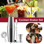 Ensemble de shaker à cocktail 600 ml boston ?cocktail shaker mélangeur kit de barman pour martini vin ... Ensemble de shaker à cocktail 600 ml boston ?cocktail shaker mélangeur kit de barman pour martini vin ...