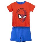 Ensemble t - shirt et short b�b� gar�on - cerda - spiderman - multicolor - 18 mois - french terry