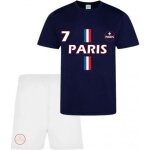 Ensemble short et maillot - paris - bleu blanc - anti - transpirant - 3 à 13 ans Ensemble short et maillot - paris - bleu blanc - anti - transpirant - 3 à 13 ans