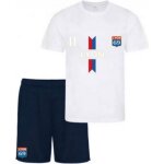 Ensemble short et maillot de foot - olympique lyonnais - blanc - garon - 3  13 ans - respirant
