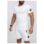 Ensemble shortt - shirt homme blanc
