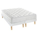 Ensemble sommier + matelas ressorts ensach�s et m�moire de forme astria art collection de dreamea - 180x200 ...
