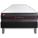 Ensemble sommier + matelas regen � m�moire de forme 90x190