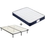 Ensemble sommier + ressort matelas 22 cm - 140 x 190 cm