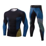 Ensemble de sport pour homme - vetement sport t - shirt et pantalon - compression schage rapide - fitness ...