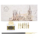 Ensemble de stylos de calligraphie - omabeta - sp124or - acier inoxydable - couleur or - design rtro ...